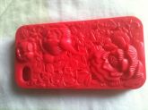 CASE PARA I PHONE ROSAS VERMELHA